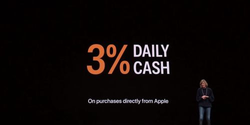 アップルカードでアップル関連の決済をすると還元率3.0％