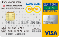 JMBローソンPontaカードVisaの券面
